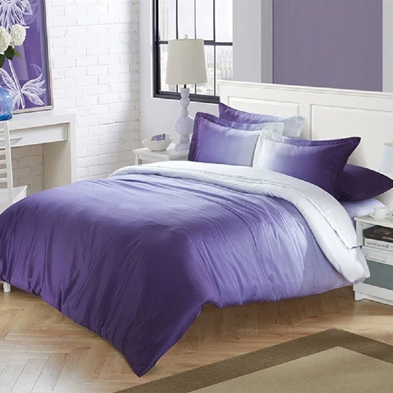 Full - size comforters suitable for full - sized beds in guest rooms or small bedroomsBYB Cotton Sateen Ombre Purple Comforter (Shams Not Included) Full - size comforters suitable for full - sized beds in guest rooms or small bedroomsBYB Cotton Sateen Ombre Purple Comforter (Shams Not Included)