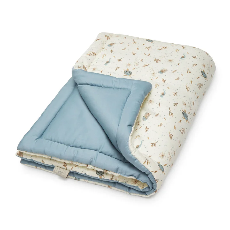 Silk blankets with a smooth and elegant touchCam Cam Copenhagen Soft Blanket - OCS - Sea Garden Silk blankets with a smooth and elegant touchCam Cam Copenhagen Soft Blanket - OCS - Sea Garden