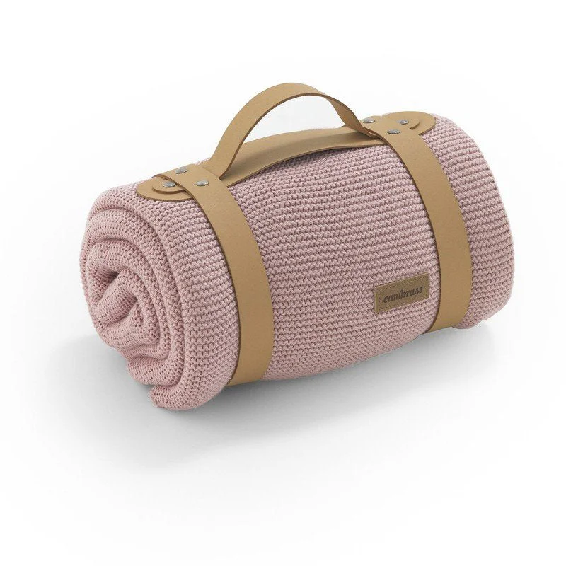 Fleece blankets for a cozy and plush textureCambrass Bamboo Knitted Blanket 80x100x1cm Plain Pink Fleece blankets for a cozy and plush textureCambrass Bamboo Knitted Blanket 80x100x1cm Plain Pink