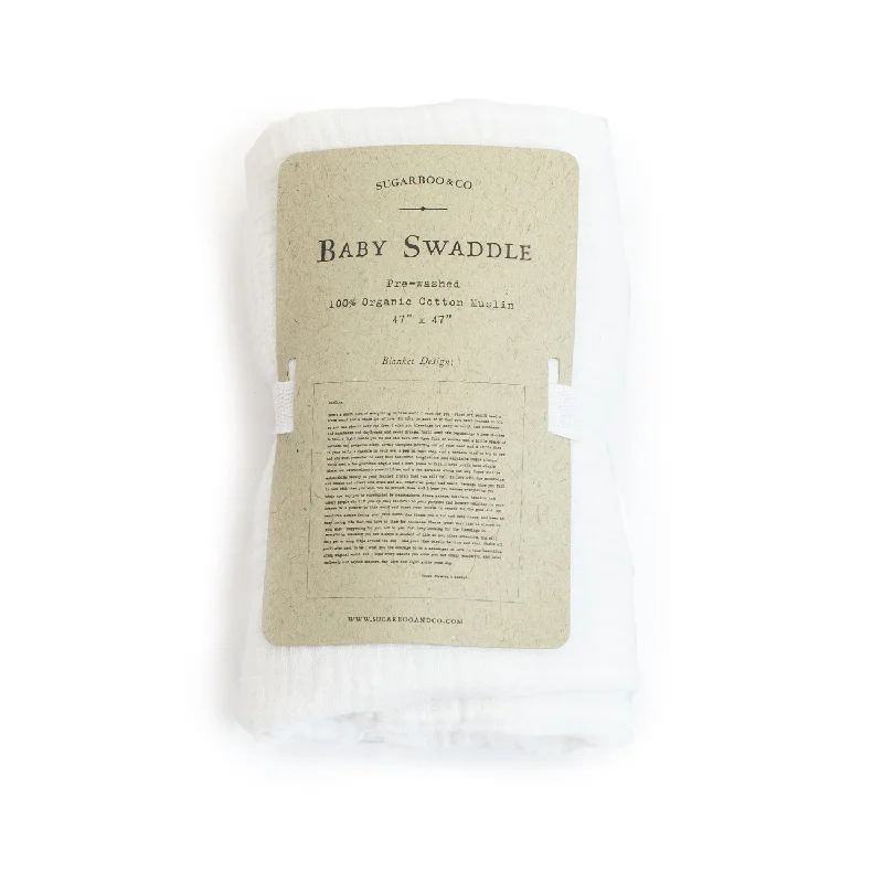 Cotton blankets for breathability and a lightweight feel***Camp Letter Swaddle Blanket Cotton blankets for breathability and a lightweight feel***Camp Letter Swaddle Blanket