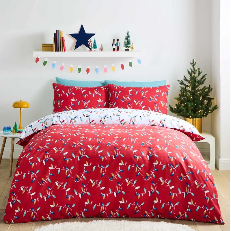 Duvet covers that work well with memory - foam mattresses for added comfortChristmas Lights Duvet Cover Set Duvet covers that work well with memory - foam mattresses for added comfortChristmas Lights Duvet Cover Set