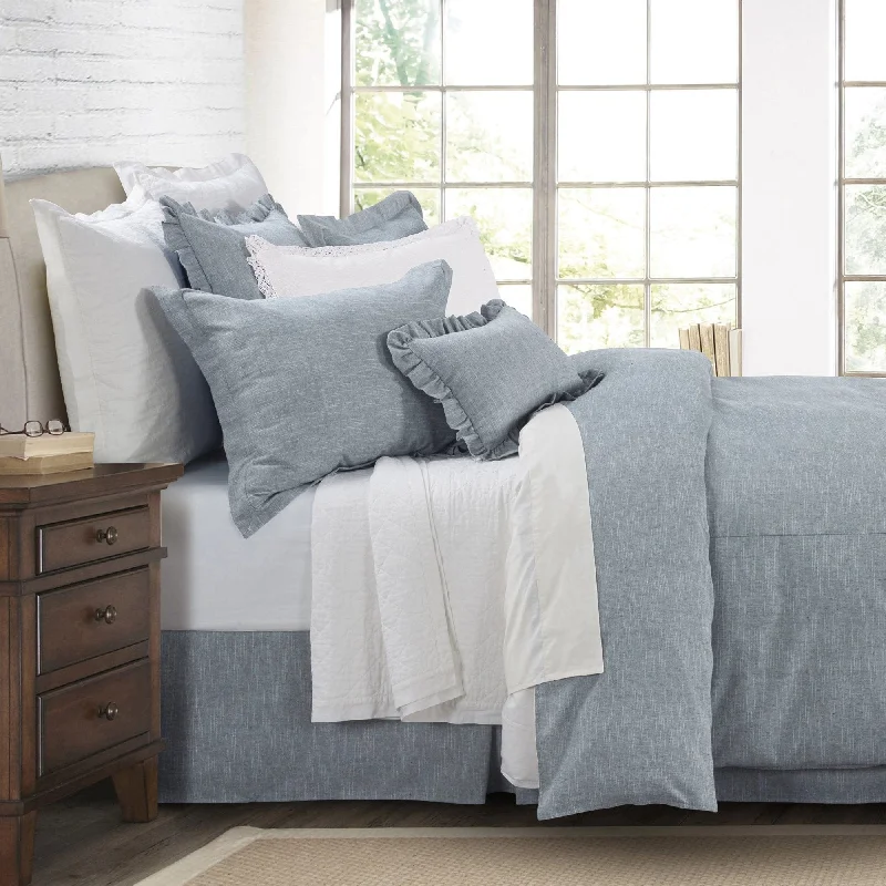 Duck down comforters with a softer feel and good warmth retentionChambray Comforter Set Duck down comforters with a softer feel and good warmth retentionChambray Comforter Set