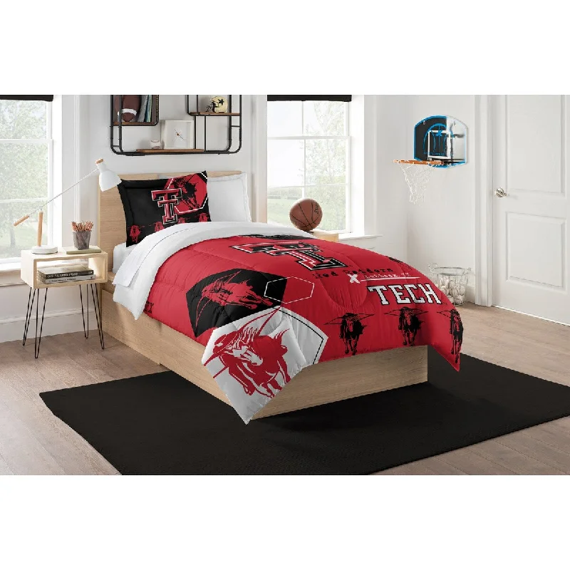 Microfiber - filled comforters that are lightweight and easy to care forCOL 862 Texas Tech Hexagon Twin Comforter Set Microfiber - filled comforters that are lightweight and easy to care forCOL 862 Texas Tech Hexagon Twin Comforter Set