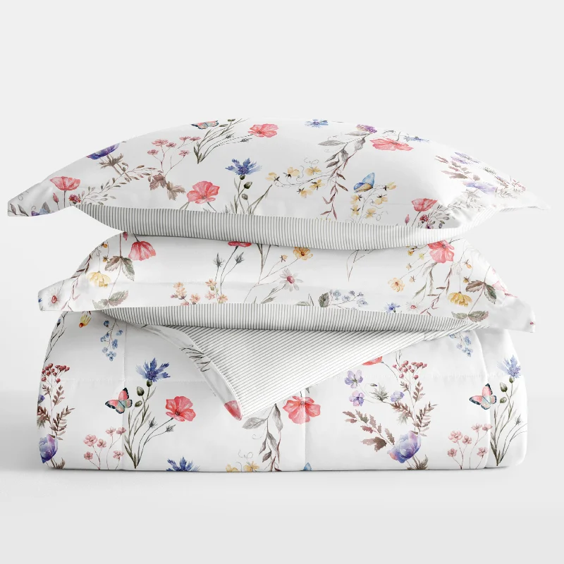 Microfiber - filled comforters that are lightweight and easy to care forComforter Set Patterned Reversible Microfiber All Season Down-Alternative Ultra Soft Bedding Microfiber - filled comforters that are lightweight and easy to care forComforter Set Patterned Reversible Microfiber All Season Down-Alternative Ultra Soft Bedding