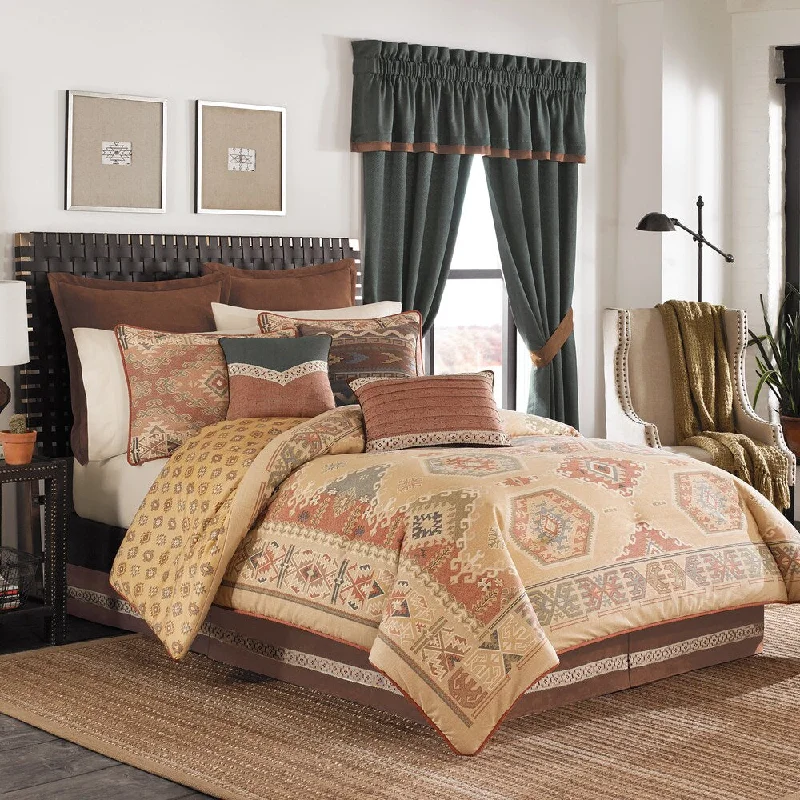 King - size comforters to fit large king - sized beds perfectlyCroscill Arizona 4-Piece Comforter Set King - size comforters to fit large king - sized beds perfectlyCroscill Arizona 4-Piece Comforter Set