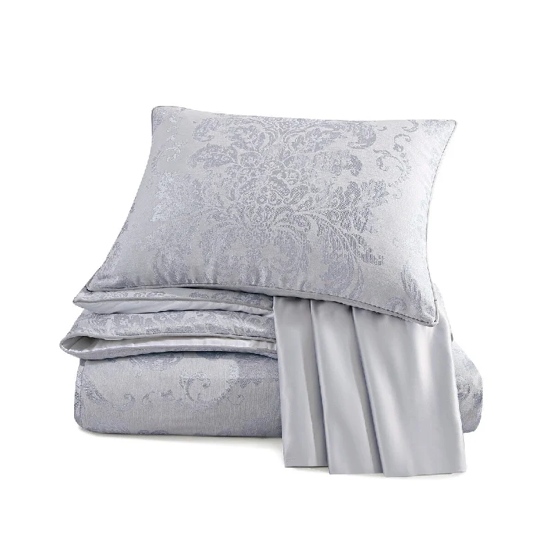 Down - filled comforters for supreme warmth and lightnessCroscill Mia Blue CalKing Comforter 4pc Set 110"x96", Dusty Blue Down - filled comforters for supreme warmth and lightnessCroscill Mia Blue CalKing Comforter 4pc Set 110"x96", Dusty Blue