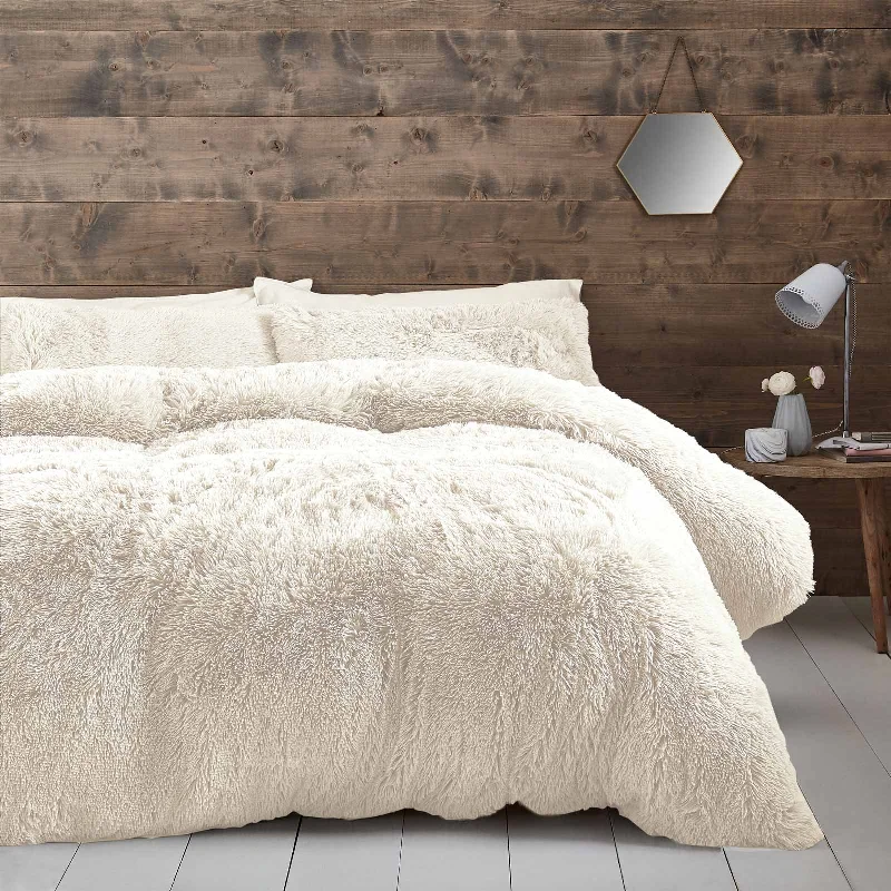 Bamboo - derived duvet covers with antibacterial and moisture - wicking propertiesCuddly Duvet Cover Set Cream Bamboo - derived duvet covers with antibacterial and moisture - wicking propertiesCuddly Duvet Cover Set Cream