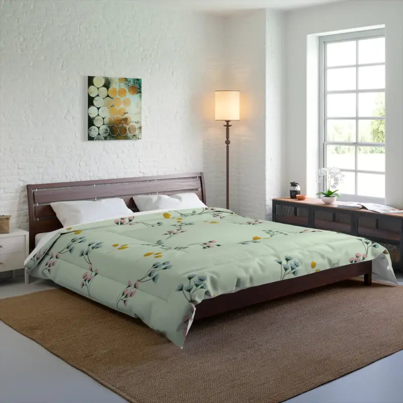 Bamboo - fiber - filled comforters with antibacterial and breathable qualitiesTransform your Bedroom with a Cozy Ultimate Floral Comforter Bamboo - fiber - filled comforters with antibacterial and breathable qualitiesTransform your Bedroom with a Cozy Ultimate Floral Comforter