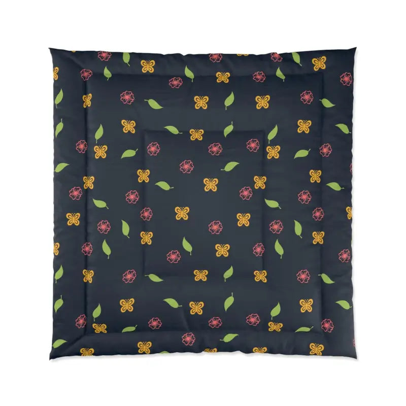 Bamboo - fiber - filled comforters with antibacterial and breathable qualitiesTransform your Bedroom with Floral Comforter & Butterflies Bamboo - fiber - filled comforters with antibacterial and breathable qualitiesTransform your Bedroom with Floral Comforter & Butterflies