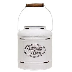 Bed skirts for beds with a decorative - carved frameDistressed White Metal Ribbed Flower Garden Bucket w/Handle Bed skirts for beds with a decorative - carved frameDistressed White Metal Ribbed Flower Garden Bucket w/Handle