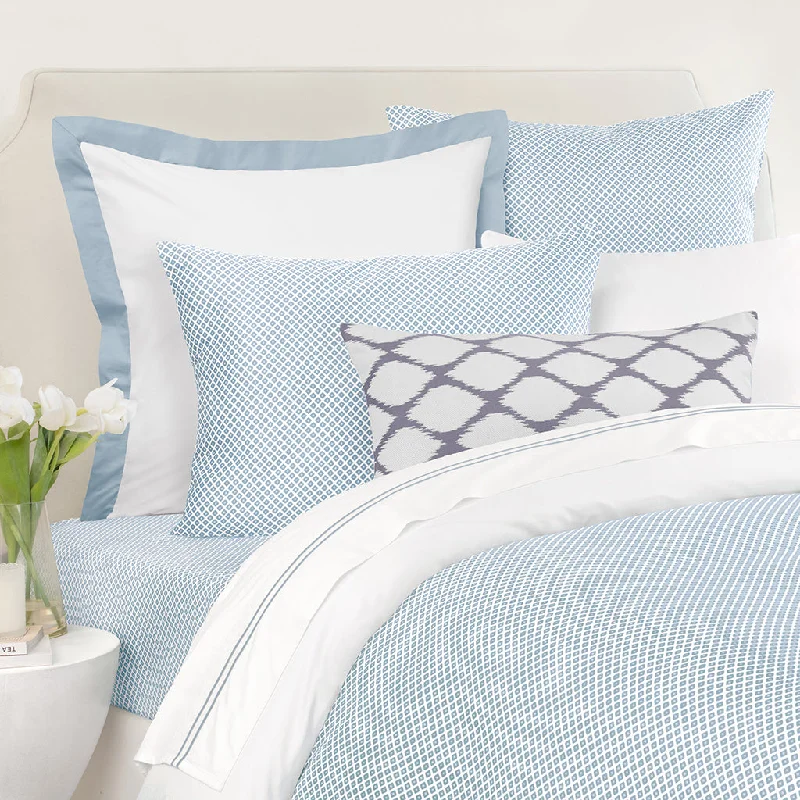 California king - size duvet covers for the extra - long and wide California king bedsEdie French Blue Duvet Cover California king - size duvet covers for the extra - long and wide California king bedsEdie French Blue Duvet Cover