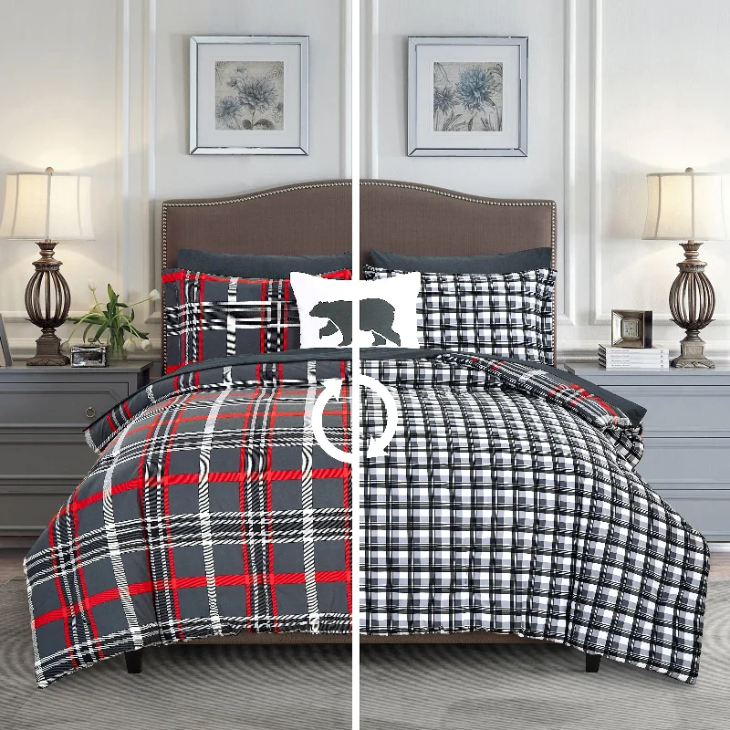 Plaid Gray