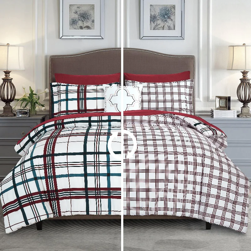 Plaid Burgundy