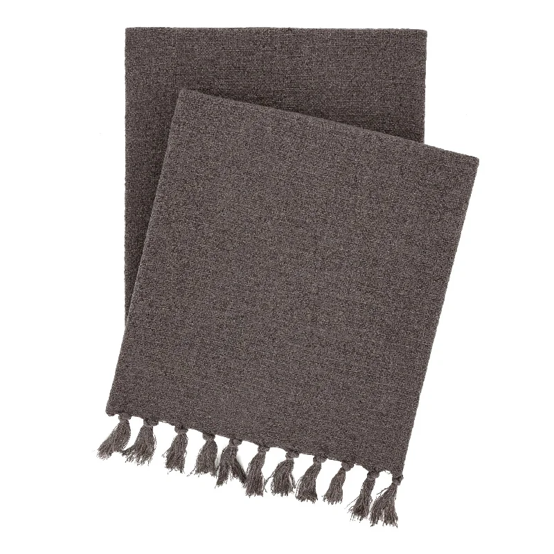 King - size blankets to cover large beds comfortablyEvelyn Linen Iron Throw