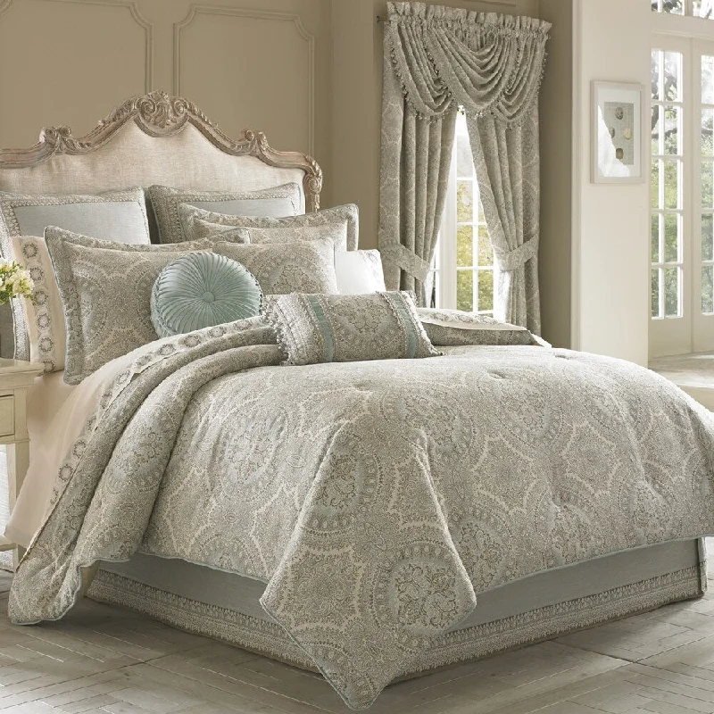 Queen - size comforters for standard queen - sized mattressesFive Queens Court Carlina 4 Piece Comforter Set Queen - size comforters for standard queen - sized mattressesFive Queens Court Carlina 4 Piece Comforter Set