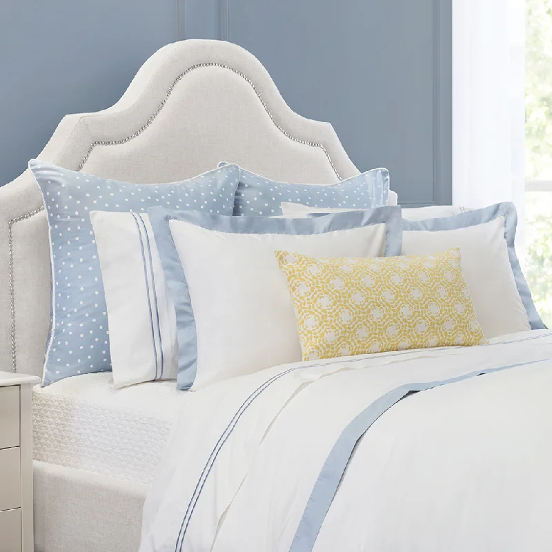 Polyester duvet covers with durability and colorfastnessFrench Blue Linden Border Duvet Cover Polyester duvet covers with durability and colorfastnessFrench Blue Linden Border Duvet Cover