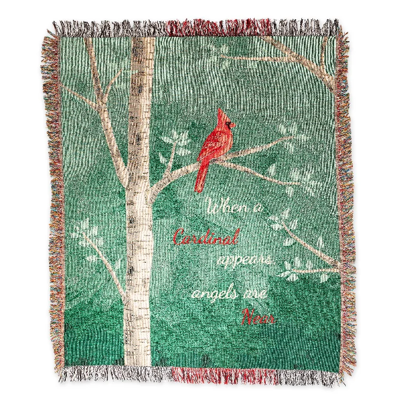 Synthetic fiber blend blankets for a budget - friendly choiceCARDINAL THROW
