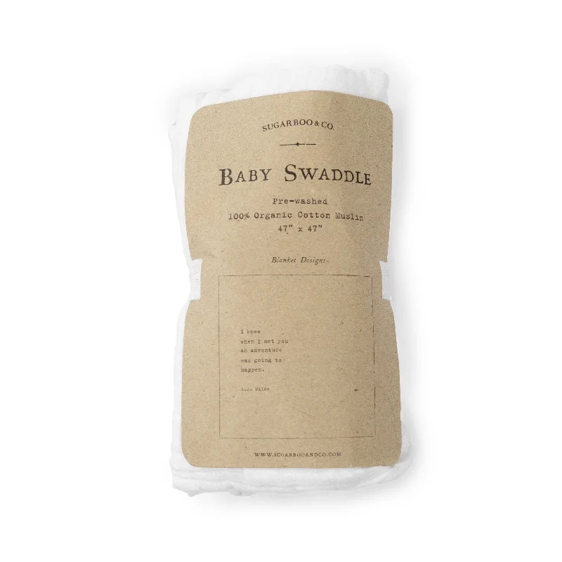 Cotton blankets for breathability and a lightweight feelI Knew When I Met You (A.A. Milne) Swaddle Blanket 47”x47" Cotton blankets for breathability and a lightweight feelI Knew When I Met You (A.A. Milne) Swaddle Blanket 47”x47"