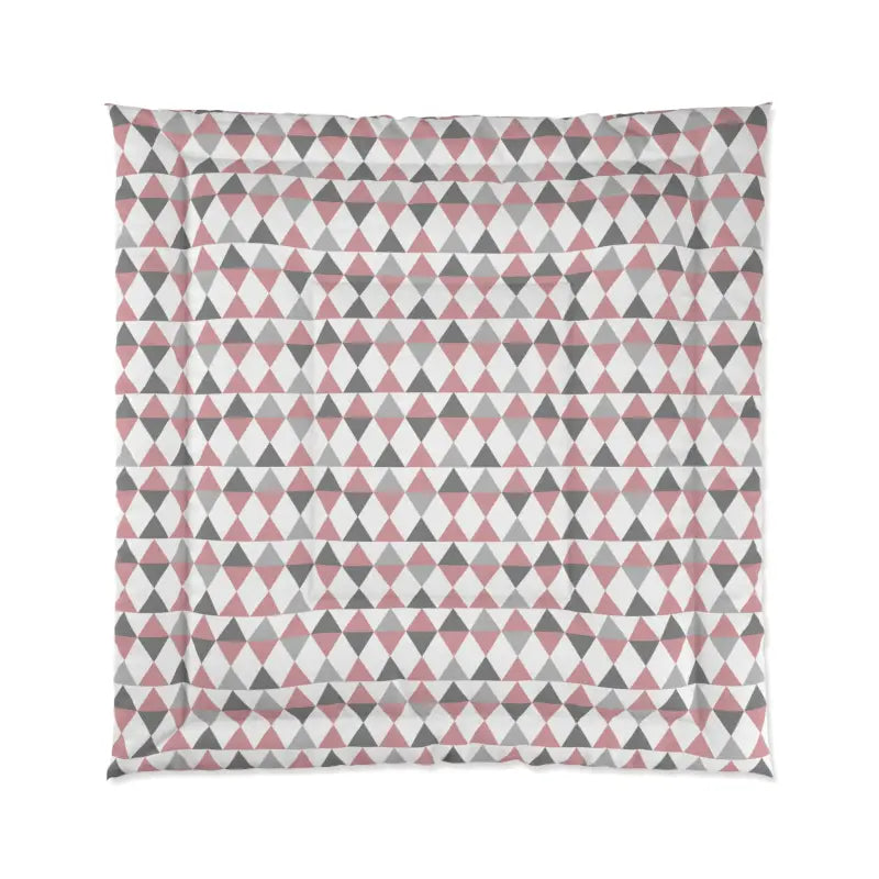 Down - filled comforters for supreme warmth and lightnessElevate your Space with the White Triangles Comforter Down - filled comforters for supreme warmth and lightnessElevate your Space with the White Triangles Comforter