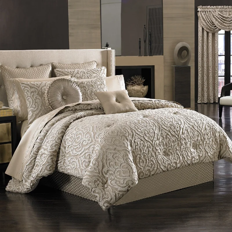 Microfiber - filled comforters that are lightweight and easy to care forJ. Queen New York Astoria Comforter Set Microfiber - filled comforters that are lightweight and easy to care forJ. Queen New York Astoria Comforter Set