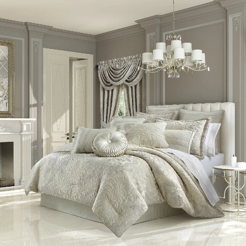 Duck down comforters with a softer feel and good warmth retentionJ. Queen New York Leonardo Comforter Set Duck down comforters with a softer feel and good warmth retentionJ. Queen New York Leonardo Comforter Set