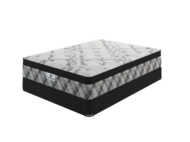 Organic cotton mattresses for a chemical - free sleep surfaceKingsdown Mila Medium Full Mattress and Boxspring Set