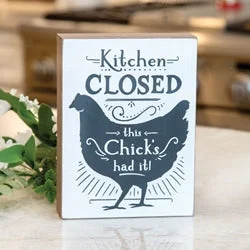 Bed skirts for beds with a solid - panel frameKitchen Closed This Chick's Had It Box Sign Bed skirts for beds with a solid - panel frameKitchen Closed This Chick's Had It Box Sign