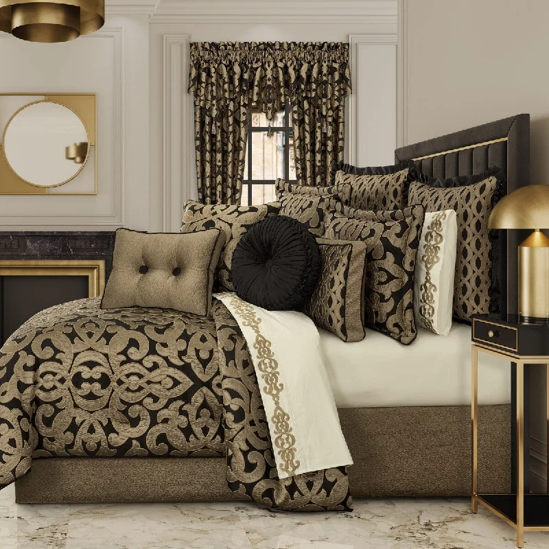 Microfiber - filled comforters that are lightweight and easy to care forLa Boheme Onyx Comforter Set Microfiber - filled comforters that are lightweight and easy to care forLa Boheme Onyx Comforter Set