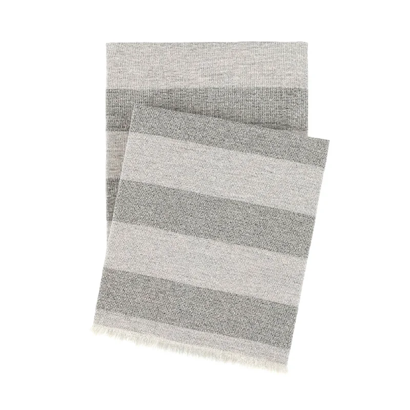 Cotton blankets for breathability and a lightweight feelLangham Granite Throw