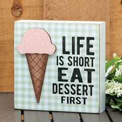 Bed skirts for beds with a decorative - carved frameLife Is Short Eat Dessert Ice Cream Box Sign Bed skirts for beds with a decorative - carved frameLife Is Short Eat Dessert Ice Cream Box Sign