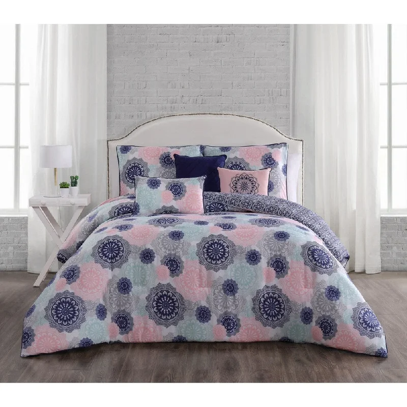 Silk - filled comforters for a luxurious and smooth touchLorna Comforter Set