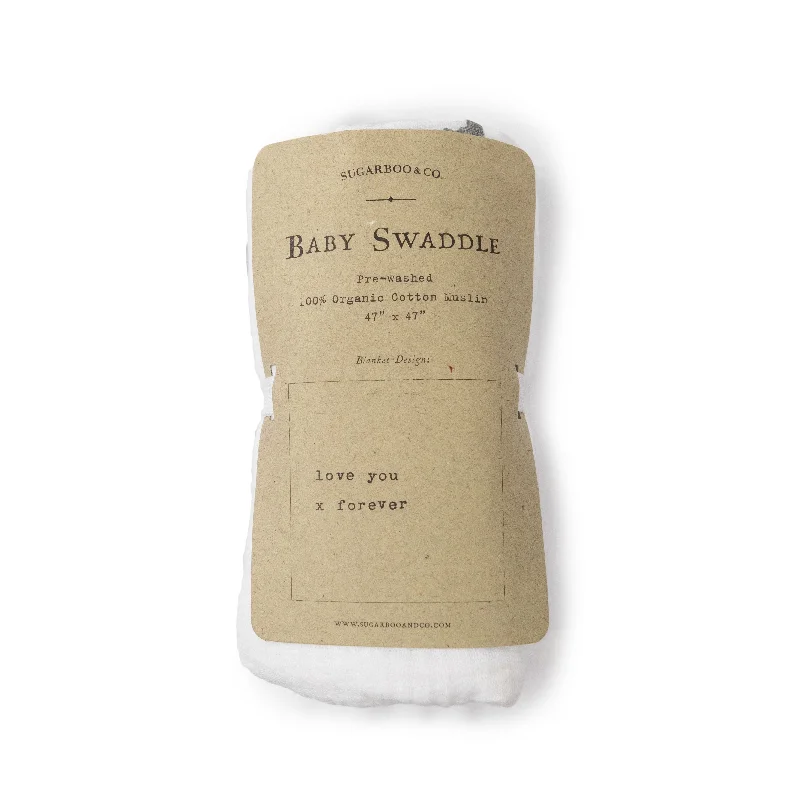 King - size blankets to cover large beds comfortably***Love You X Forever Swaddle Blanket 47”x47" King - size blankets to cover large beds comfortably***Love You X Forever Swaddle Blanket 47”x47"