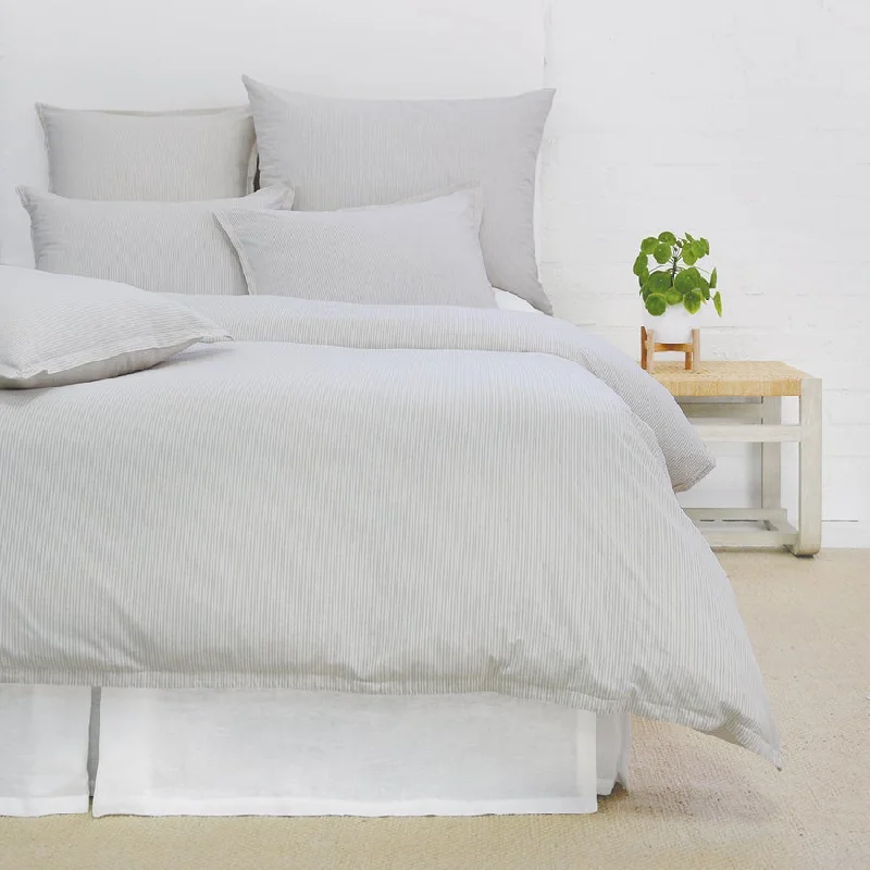 Oversized duvet covers that drape beautifully over the sides of the bed for a luxurious lookLuke Duvet by Pom Pom at Home Oversized duvet covers that drape beautifully over the sides of the bed for a luxurious lookLuke Duvet by Pom Pom at Home