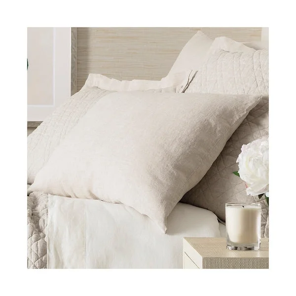 Allergy - friendly duvet covers for bedrooms with sensitive air qualityLush Linen Natural Sham Allergy - friendly duvet covers for bedrooms with sensitive air qualityLush Linen Natural Sham
