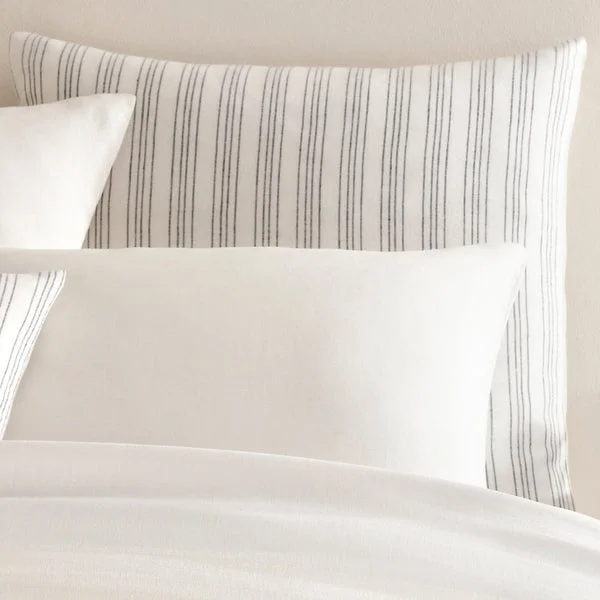 Abstract - designed duvet covers to add an artistic flair to the bedroomLush Linen Stripe Charcoal Sham Abstract - designed duvet covers to add an artistic flair to the bedroomLush Linen Stripe Charcoal Sham