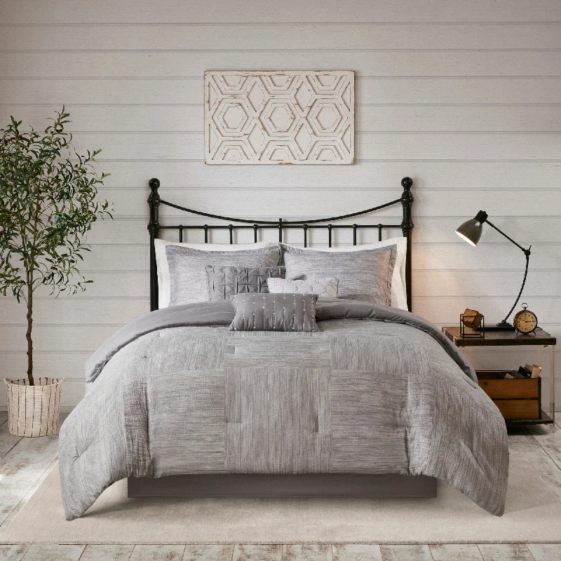 Goose down comforters known for their superior quality and insulationMadison Park Clayton 7 Piece Printed Seersucker Comforter Set Goose down comforters known for their superior quality and insulationMadison Park Clayton 7 Piece Printed Seersucker Comforter Set