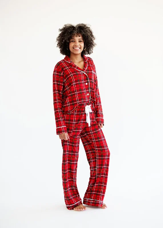 Bamboo fiber blankets with natural antibacterial propertiesMiddle of the Night Pajamas - Red Plaid - Final Sale Bamboo fiber blankets with natural antibacterial propertiesMiddle of the Night Pajamas - Red Plaid - Final Sale