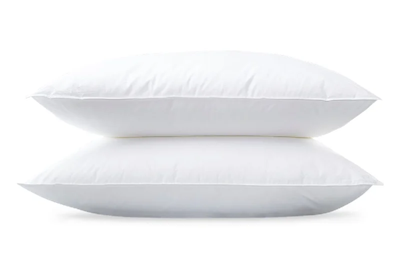 Latex - filled comforters with a bouncy texture and good supportMontreux 3-Chamber Feather-Core Down Pillow by Matouk Latex - filled comforters with a bouncy texture and good supportMontreux 3-Chamber Feather-Core Down Pillow by Matouk