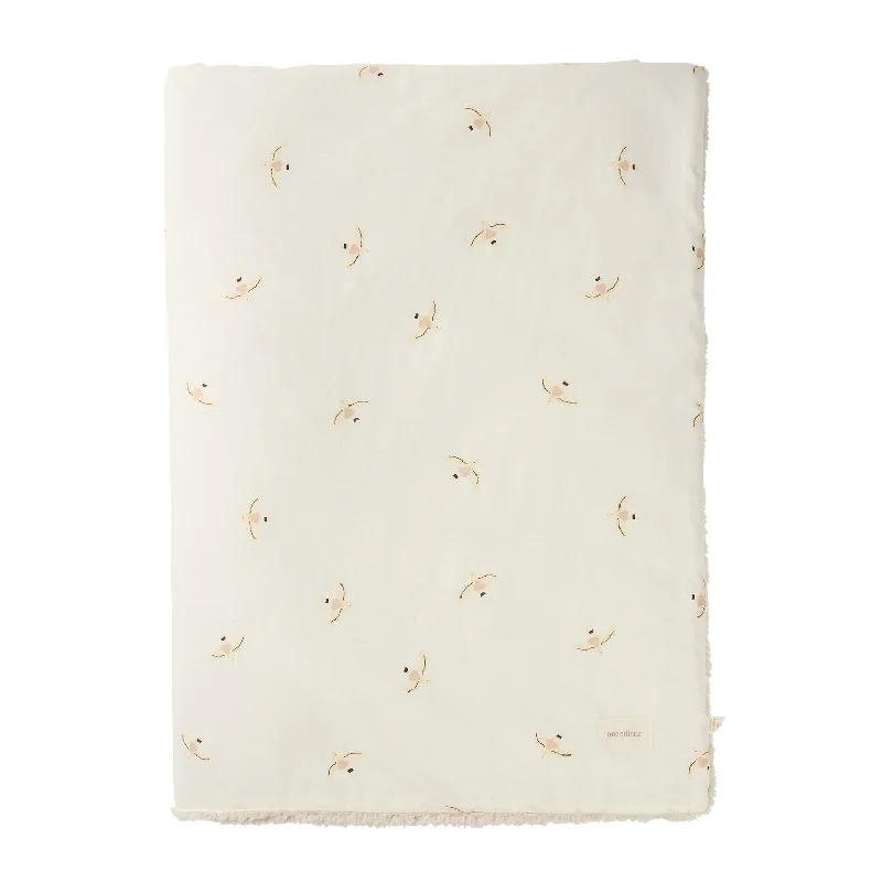 Fleece blankets for a cozy and plush texturenobodinoz Stories Winter Kid Blanket Nude Haiku Birds Natural Fleece blankets for a cozy and plush texturenobodinoz Stories Winter Kid Blanket Nude Haiku Birds Natural