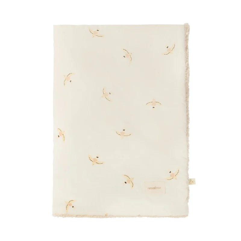 Recycled polyester blankets for an eco - conscious optionnobodinoz Stories Winter New Born Blanket Nude Haiku Birds Natural Recycled polyester blankets for an eco - conscious optionnobodinoz Stories Winter New Born Blanket Nude Haiku Birds Natural