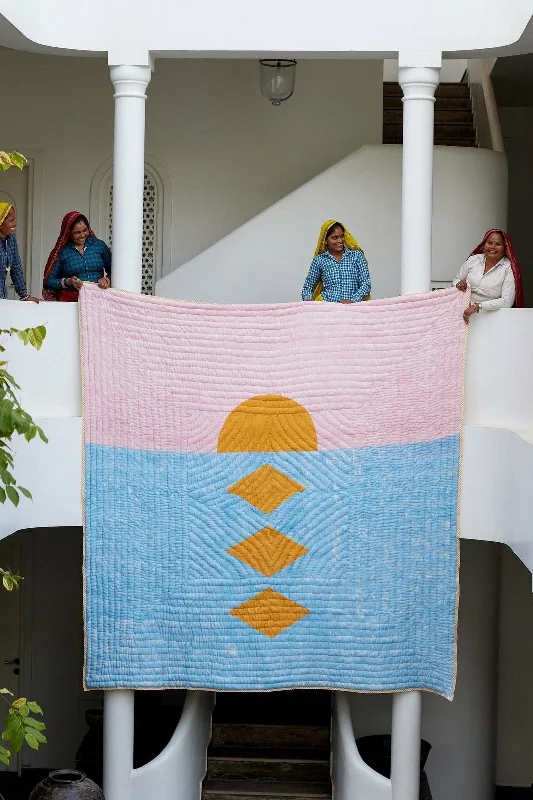 Synthetic - filled comforters like polyester for affordability and hypoallergenic propertiesOn The Beach Quilt Synthetic - filled comforters like polyester for affordability and hypoallergenic propertiesOn The Beach Quilt