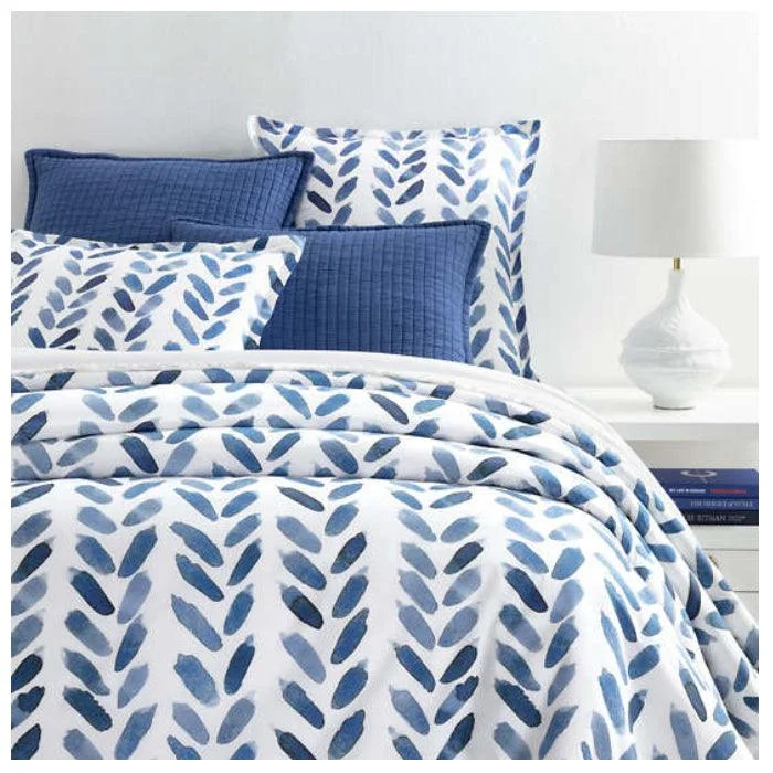 Jersey cotton duvet covers for a stretchy and comfortable fitPine Cone Hill Blue Brush Duvet Cover Jersey cotton duvet covers for a stretchy and comfortable fitPine Cone Hill Blue Brush Duvet Cover