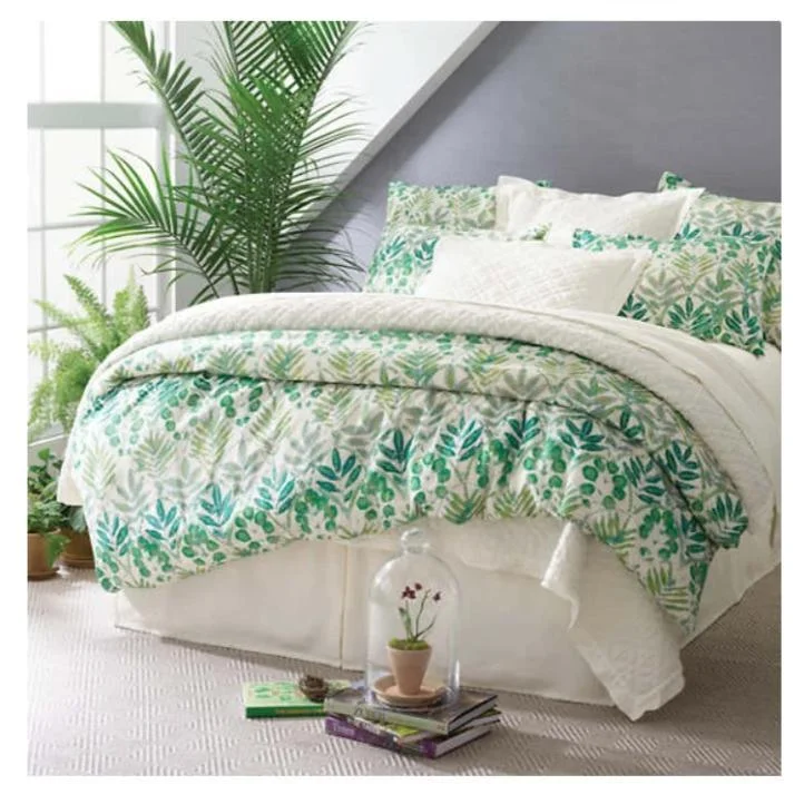 Zipper - closure duvet covers for easy removal and washingPine Cone Hill Botanical Duvet Cover Zipper - closure duvet covers for easy removal and washingPine Cone Hill Botanical Duvet Cover