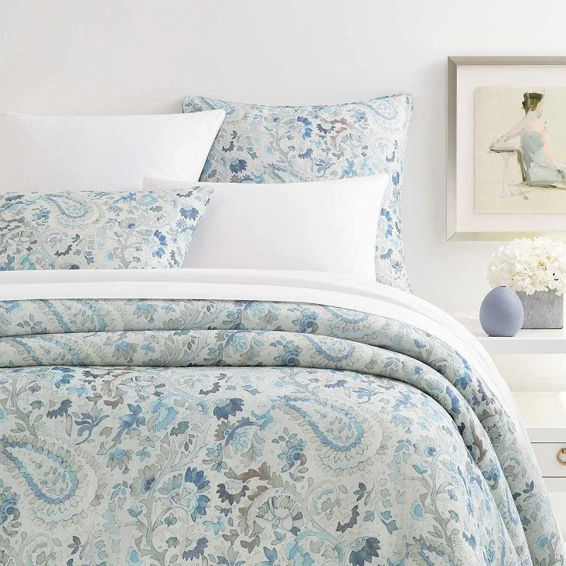 Egyptian cotton duvet covers for a luxurious and soft feelPine Cone Hill Ines Linen Blue Duvet Cover Egyptian cotton duvet covers for a luxurious and soft feelPine Cone Hill Ines Linen Blue Duvet Cover