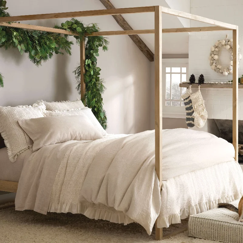 Bamboo - derived duvet covers with antibacterial and moisture - wicking propertiesPine Cone Hill Lush Linen Duvet Cover Bamboo - derived duvet covers with antibacterial and moisture - wicking propertiesPine Cone Hill Lush Linen Duvet Cover