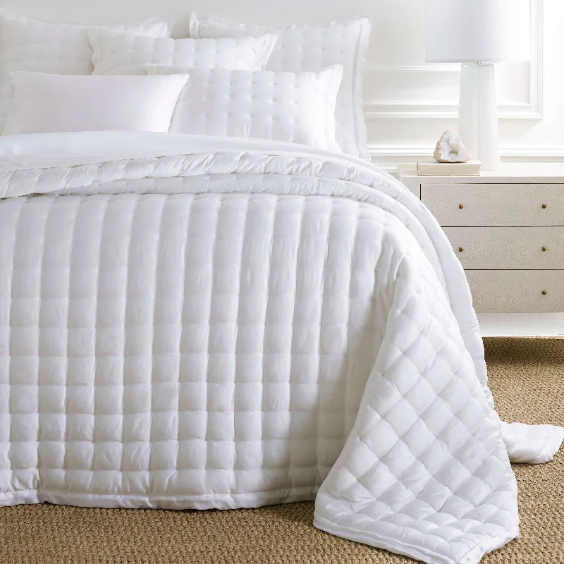 Mid - priced duvet covers with a good balance of quality and costPine Cone Hill Silken Solid Puff Coverlet Mid - priced duvet covers with a good balance of quality and costPine Cone Hill Silken Solid Puff Coverlet