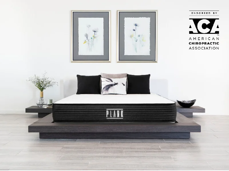 Innerspring mattresses with coil counts for supportPlank Firm