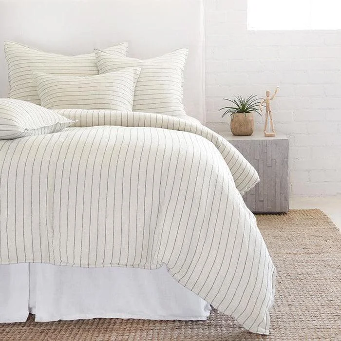 Stain - resistant duvet covers for easy maintenancePom Pom at Home Blake Duvet Cover Cream/Grey Stain - resistant duvet covers for easy maintenancePom Pom at Home Blake Duvet Cover Cream/Grey
