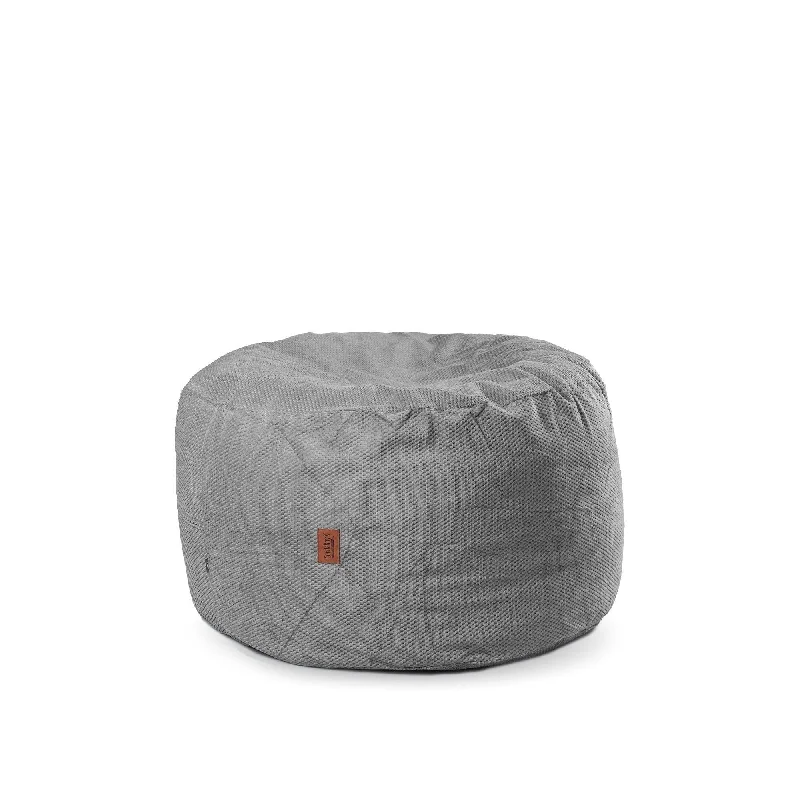 Bamboo - charcoal infused mattresses for odor absorptionPouf Footstool - Chenille