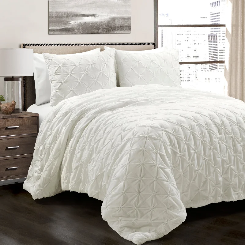 Synthetic - filled comforters like polyester for affordability and hypoallergenic propertiesRavello Pintuck 100% Cotton Comforter White 3Pc Set Full/Queen Synthetic - filled comforters like polyester for affordability and hypoallergenic propertiesRavello Pintuck 100% Cotton Comforter White 3Pc Set Full/Queen